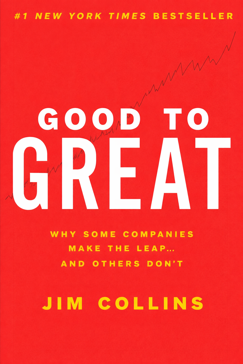 Good to Great book by Jim Collins explaining how companies achieve long-term business success