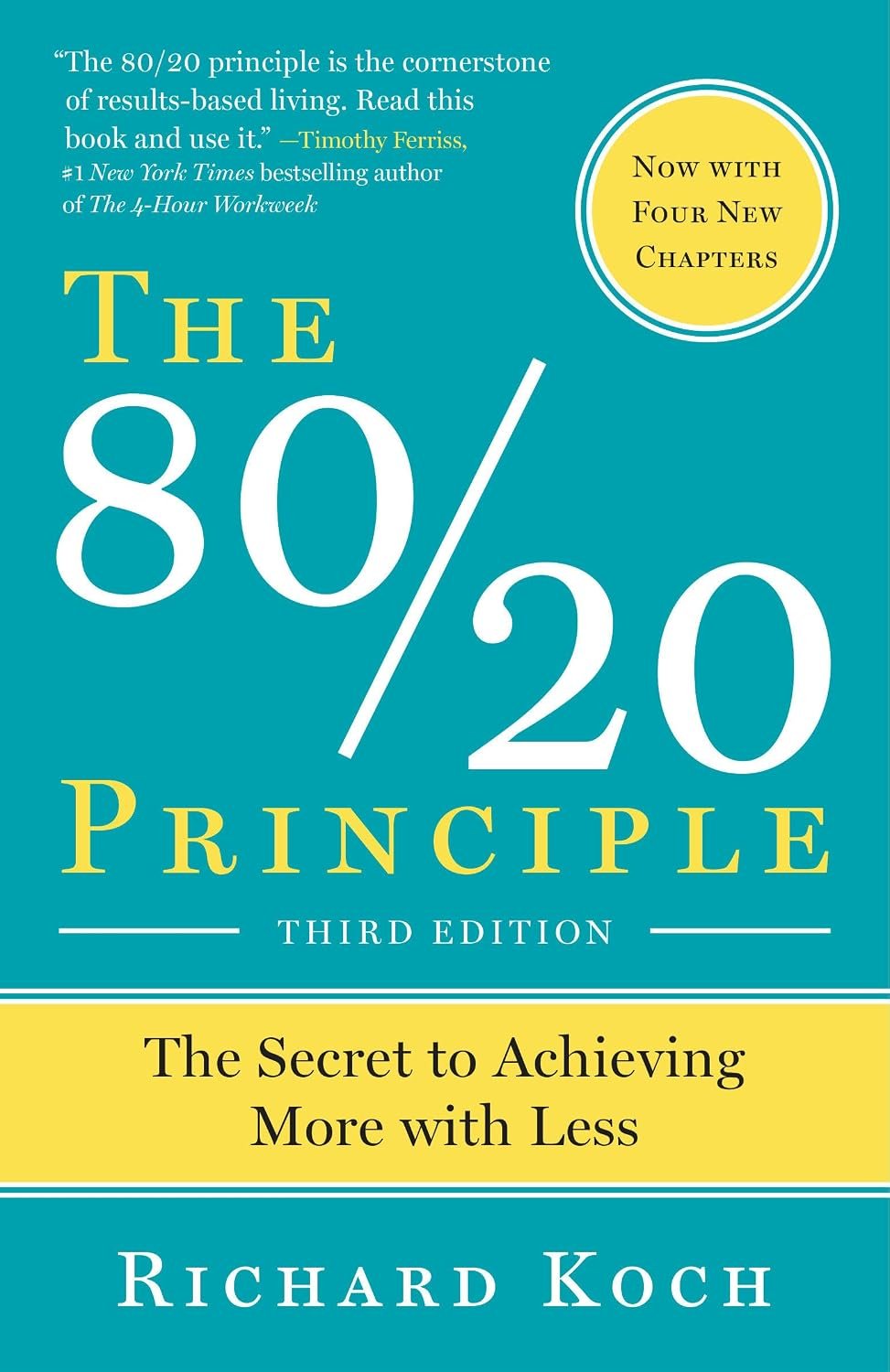 The 80/20 Principle by Richard Koch book cover