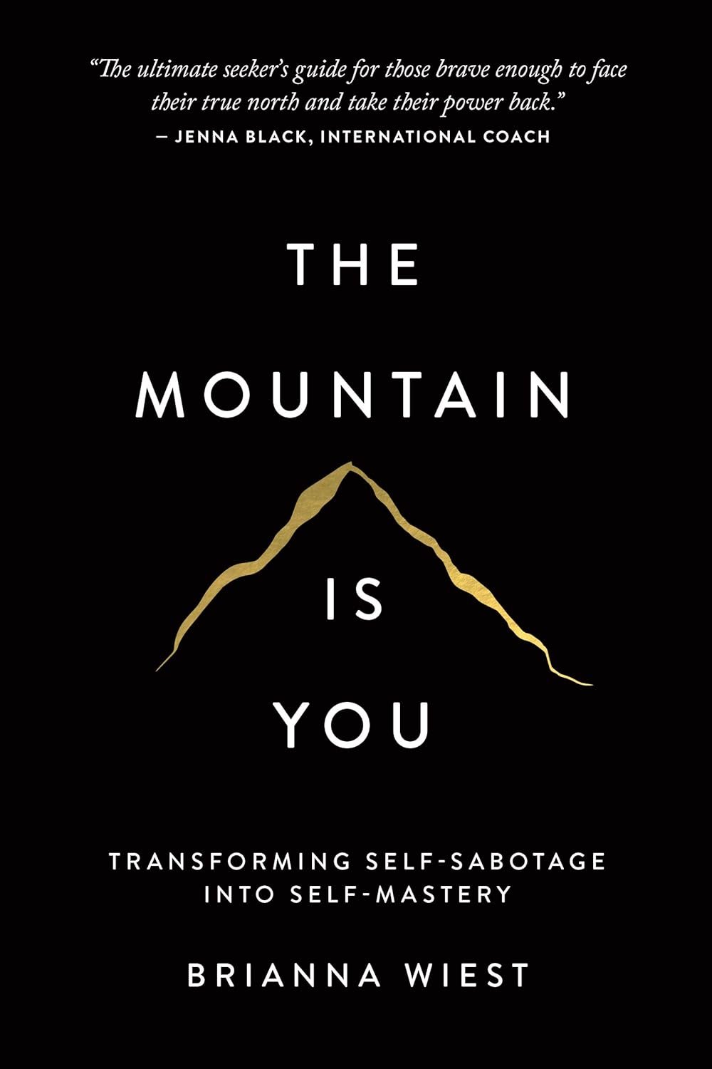 The Mountain Is You book by Brianna Wiest recommended for emotional growth and self-awareness